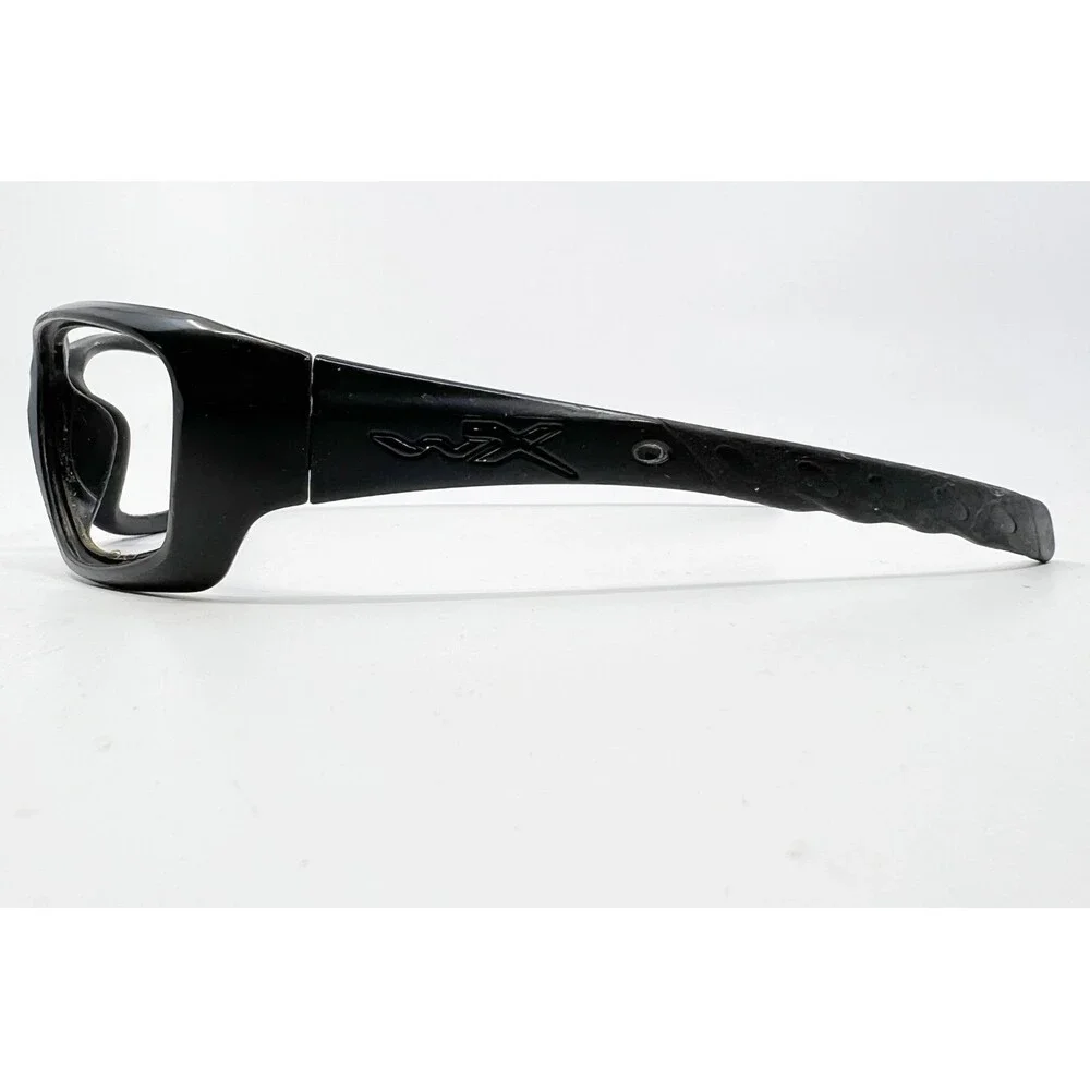 Wiley X Z87-2+ Safety Eyewear Men Black Wrap Frame 63-17-120